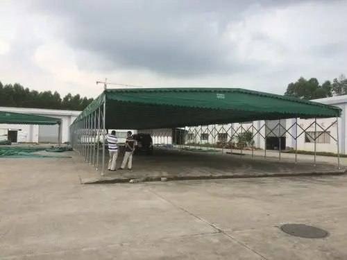 蕲春县膜结构推拉棚